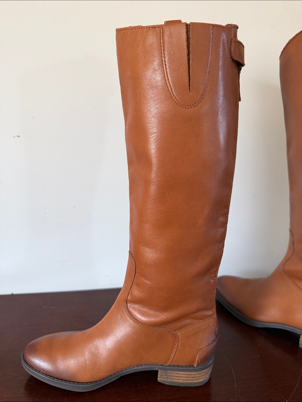 Sam Edelman Penny Riding Boots Equestrian Whiskey Leather US 6 Timeless Classic - Picture 6 of 16
